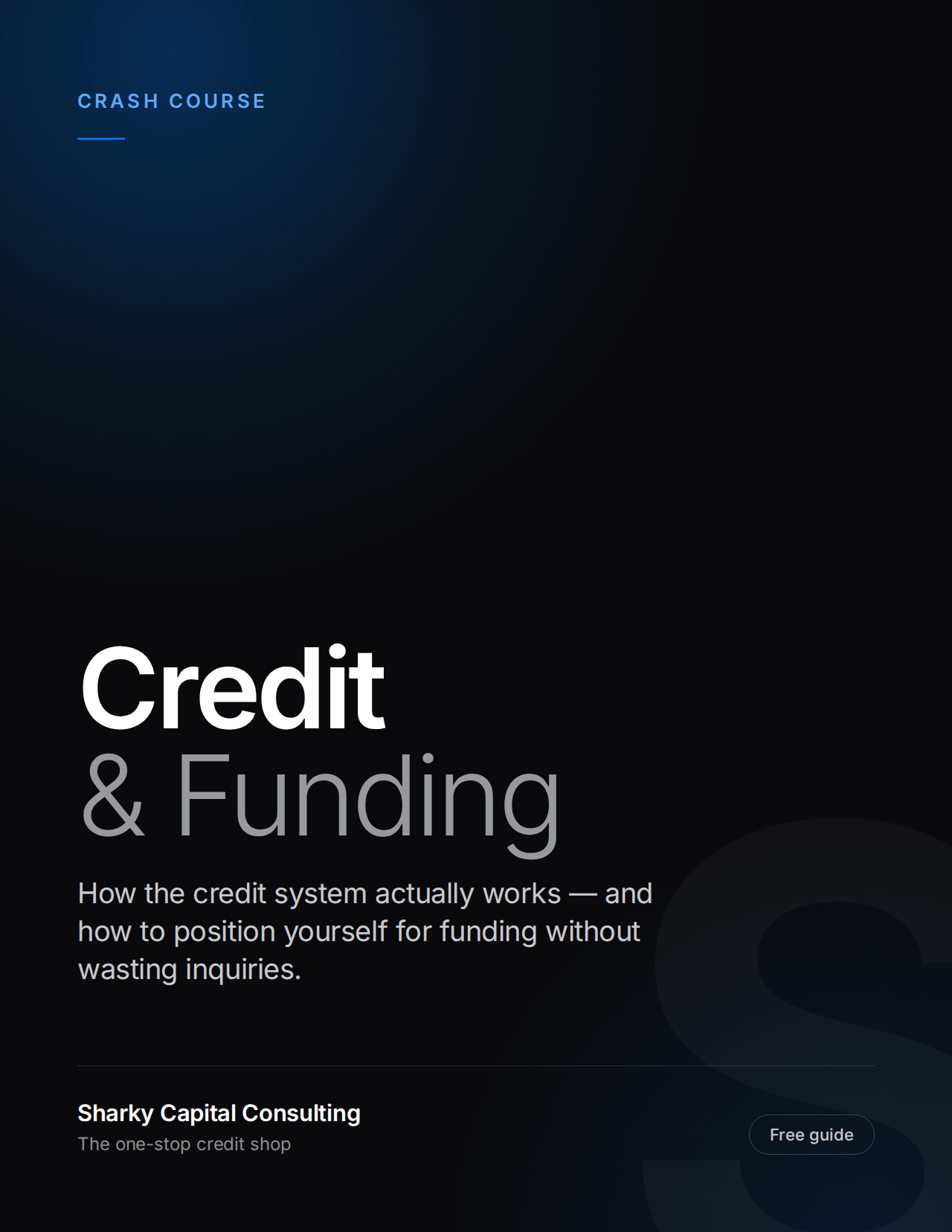 Credit & Funding Crash Course ebook cover